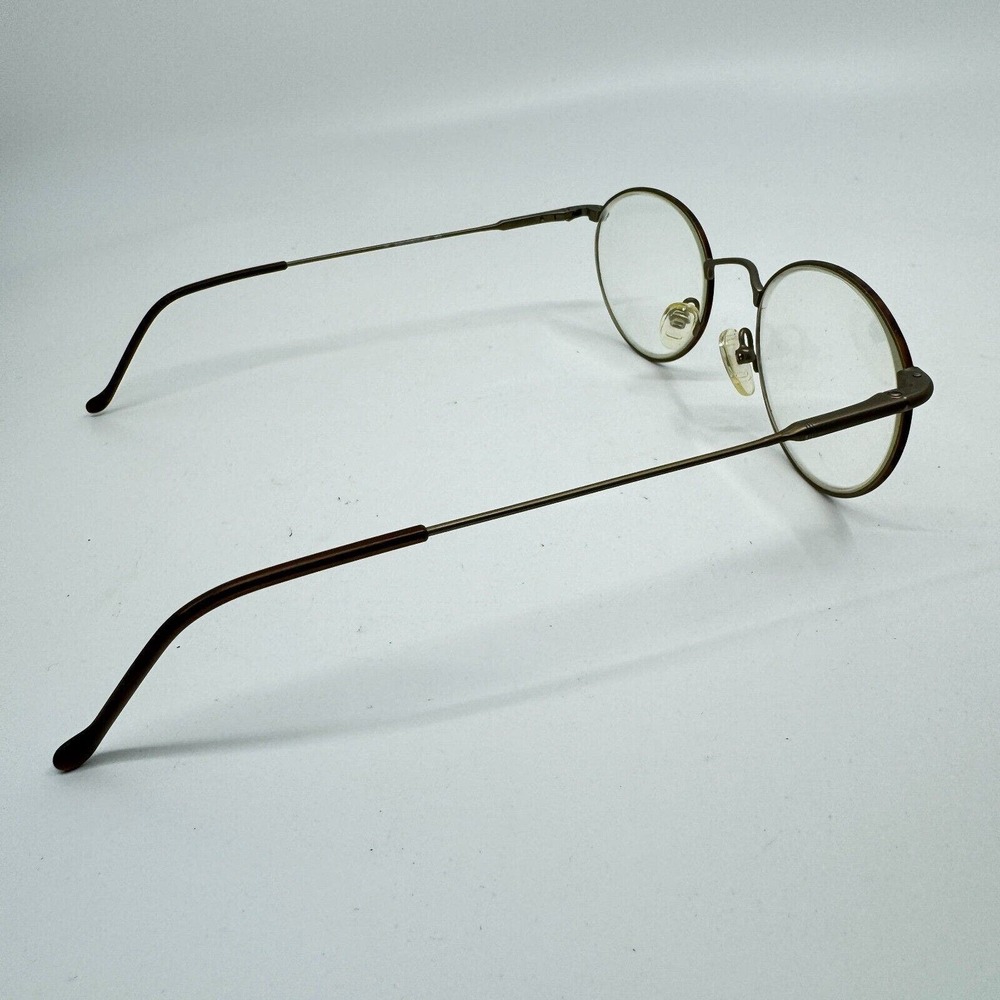 Safilo Team 3958 WT6 Eyeglasses Gold‎ Oval Full Rim Frames 48-18-135 H11120 - Picture 4 of 7